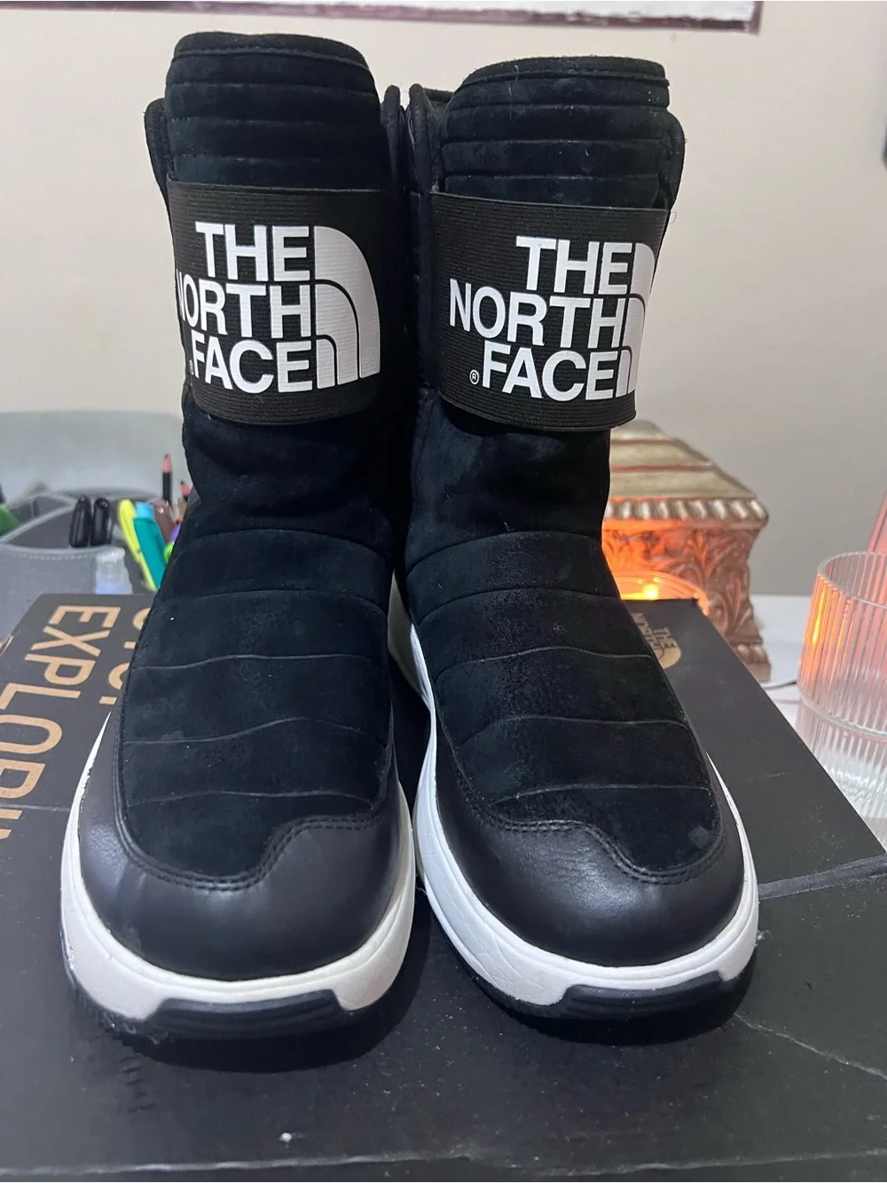 The North Face Men's Black Insulated Snow Boots